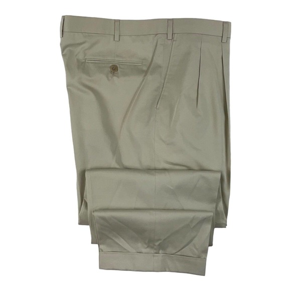 Brioni Cannes Cotton Tan Mens Chino Size 42X28 NWT 275$